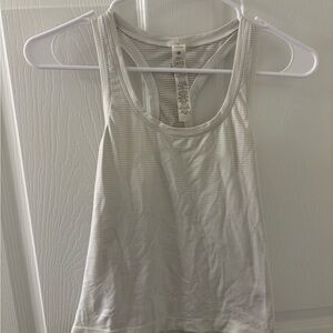 Lululemon Athletica White Tank Top